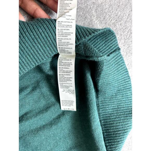 Fat Face Forest Green Quarter Zip Sweater Men’s Size L - Picture 9 of 9